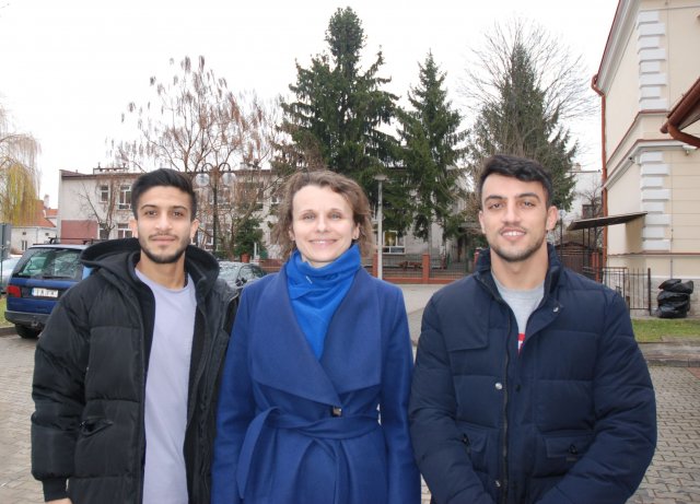 Ahmad Murad and Mohammad Khaibar Nasim Zada – students from the Kütahya Dumlupınar University have completed their apprenticeship in the International Cooperation Department of PWSTE in Jarosław