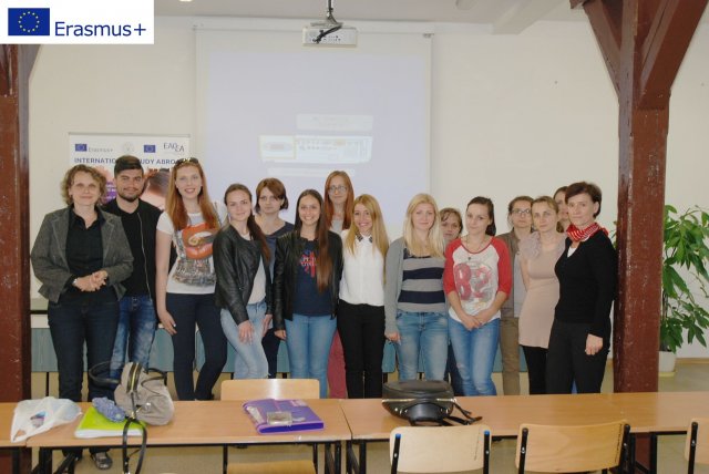 Dzień Międzynarodowy Erasmusów i członków Studenckiego Koła Naukowego "Promotorzy Zdrowia"