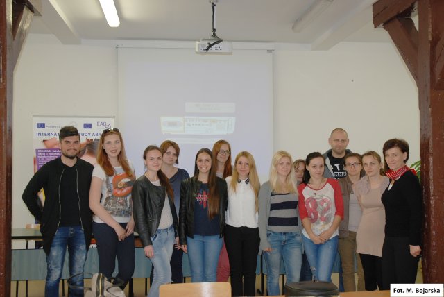 Dzień Międzynarodowy Erasmusów i członków Studenckiego Koła Naukowego "Promotorzy Zdrowia"