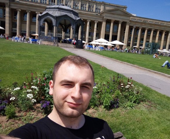 Marek Tytuła z II roku informatyki PWSTE w Jarosławiu na studiach z Erasmusem+ w niemieckiej Hochschule für Technik w Stuttgart