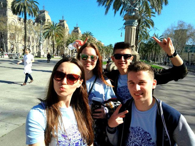 Viktor Matush w trakcie studiów na Politecnica de Cartagena – semestr letni 2016/2017 z programem Erasmus+