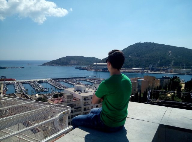 Viktor Matush w trakcie studiów na Politecnica de Cartagena – semestr letni 2016/2017 z programem Erasmus+
