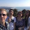 Vlada Kuznietsova i Vitalii Kondrenko, studenci studiów magisterskich z zarządzania PWSTE w Jarosławiu podczas studiów w ramach programu Erasmus+ w Escola Superior de Tecnologias de Fafe - Portugalia