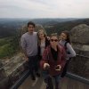 Vlada Kuznietsova i Vitalii Kondrenko, studenci studiów magisterskich z zarządzania PWSTE w Jarosławiu podczas studiów w ramach programu Erasmus+ w Escola Superior de Tecnologias de Fafe - Portugalia