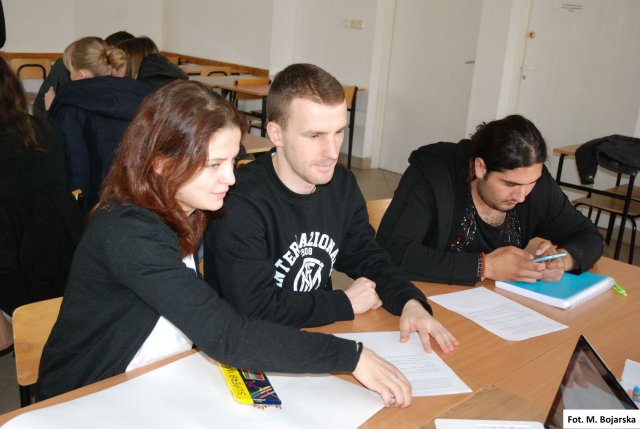 WSPÓLNE ZAJĘCIA STUDENTÓW: POLSKICH I ZAGRANICZNYCH Z PROGRAMU ERASMUS+ 