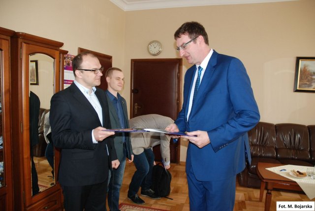 Profesor z Uniwersytetu Bankowości w Kijowie gościem PWSTE w Jarosławiu realizując program Erasmus+