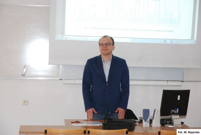 Profesor z Uniwersytetu Bankowości w Kijowie gościem PWSTE w Jarosławiu realizując program Erasmus+