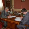Podpisanie umowy o współpracy między PWSTE i Politechniką Lwowską