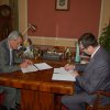 Podpisanie umowy o współpracy między PWSTE i Politechniką Lwowską