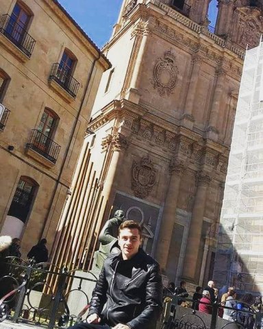 Student studiów magisterskich z zarządzania PWSTE w Jarosławiu podczas semestru w ramach programu Erasmus+ w Escola Superior de Tecnologias de Fafe - Portugalia