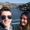 Vlada Kuznietsova i Vitalii Kondrenko, studenci studiów magisterskich z zarządzania PWSTE w Jarosławiu podczas semestru w ramach programu Erasmus+ w Escola Superior de Tecnologias de Fafe - Portugalia
