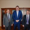Rektor i Prorektor odeskiej Państwowej Akademii Budownictwa i Architektury w PWSTE w Jarosławiu