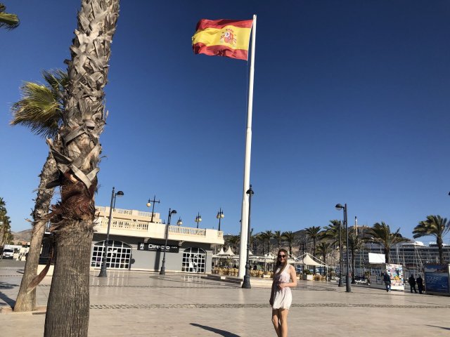 Jola Krasula podczas studiów na Universidad Politécnica de Cartagena z Erasmusem+ w semestrze letnim 2017/2018