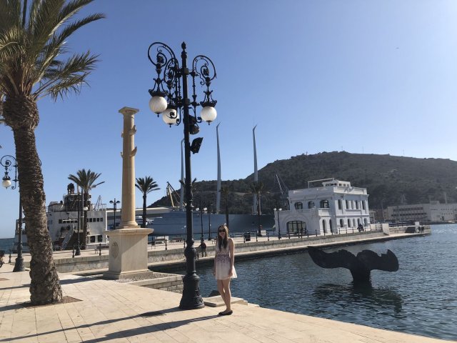 Jola Krasula podczas studiów na Universidad Politécnica de Cartagena z Erasmusem+ w semestrze letnim 2017/2018