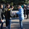 PWSTE podczas 27. kwesty  na Starym Cmentarzu w dniu 1 listopada 2019 r.