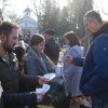 PWSTE podczas 27. kwesty  na Starym Cmentarzu w dniu 1 listopada 2019 r.