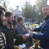 PWSTE podczas 27. kwesty  na Starym Cmentarzu w dniu 1 listopada 2019 r.