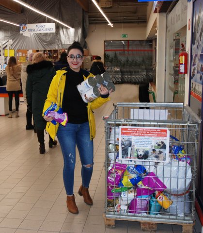 II etap akcji na rzecz kochanych psiaków i kociaków ze Schroniska dla Bezdomnych Zwierząt w Orzechowcach - 30 stycznia 2020 r. 