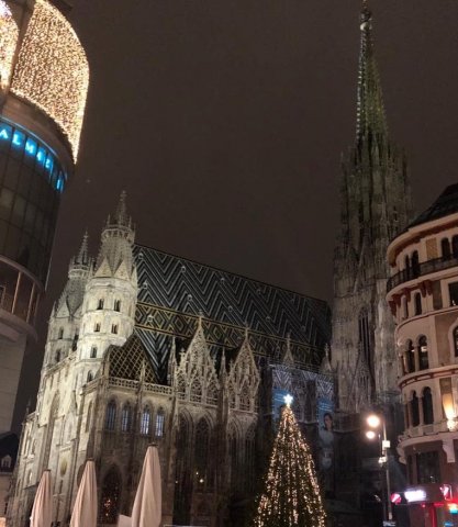 Absolwent PWSTE - Maksymilian Głód na praktykach Erasmus+ w Austrii w Wiedniu