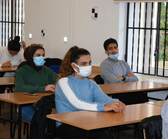 Associate Prof. Anastasiia Pandas, PhD z odeskiej Państwowej Akademii Budownictwa i Architektury w PWSTE w Jarosławiu w ramach programu Erasmus+ - 25-29.10.2021 r.