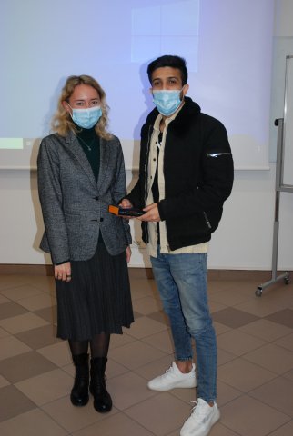 Associate Prof. Anastasiia Pandas, PhD z odeskiej Państwowej Akademii Budownictwa i Architektury w PWSTE w Jarosławiu w ramach programu Erasmus+ - 25-29.10.2021 r.