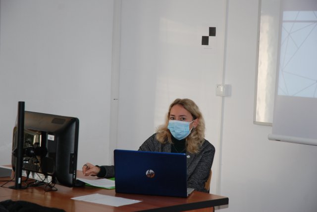Associate Prof. Anastasiia Pandas, PhD z odeskiej Państwowej Akademii Budownictwa i Architektury w PWSTE w Jarosławiu w ramach programu Erasmus+ - 25-29.10.2021 r.
