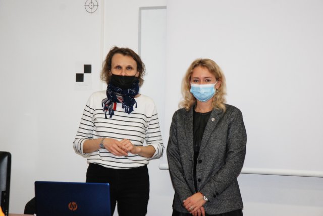 Associate Prof. Anastasiia Pandas, PhD z odeskiej Państwowej Akademii Budownictwa i Architektury w PWSTE w Jarosławiu w ramach programu Erasmus+ - 25-29.10.2021 r.