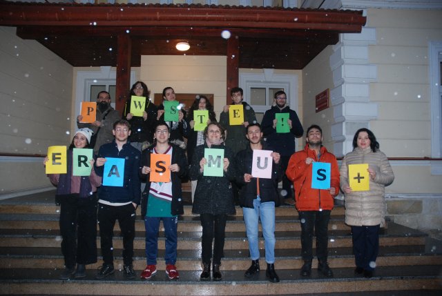 Turkish and Ukrainian scientists in PWSTE in Jaroslaw ! ! !