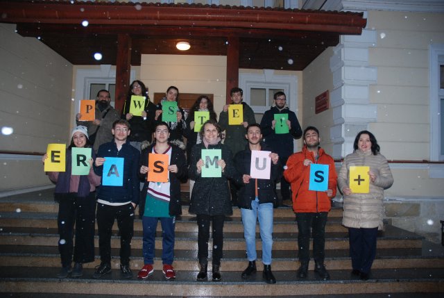 Turkish and Ukrainian scientists in PWSTE in Jaroslaw ! ! !
