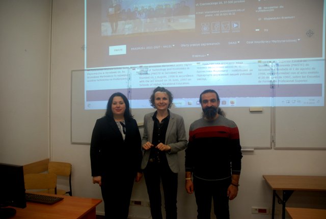 Turkish and Ukrainian scientists in PWSTE in Jaroslaw ! ! !
