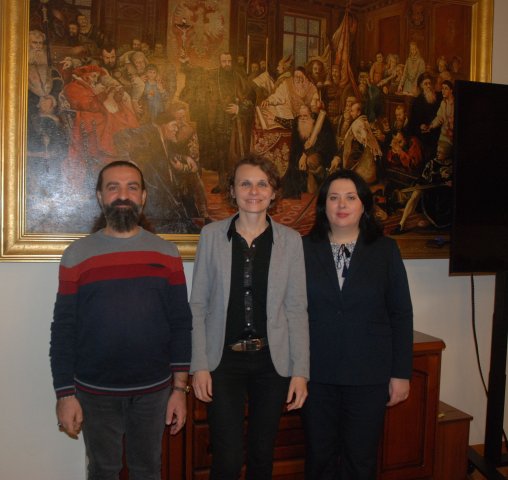 Turkish and Ukrainian scientists in PWSTE in Jaroslaw ! ! !