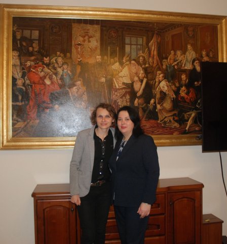 Turkish and Ukrainian scientists in PWSTE in Jaroslaw ! ! !