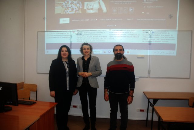 Turkish and Ukrainian scientists in PWSTE in Jaroslaw ! ! !