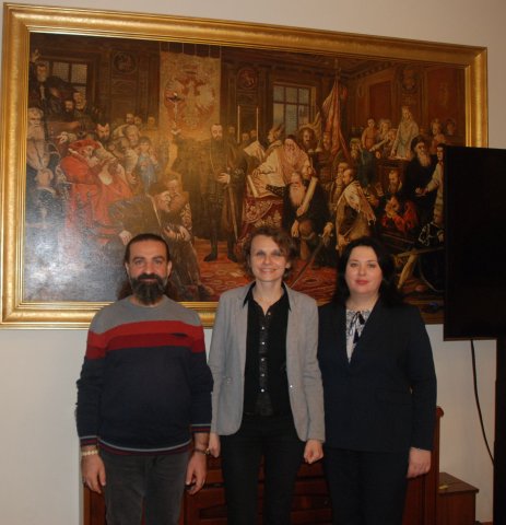 Turkish and Ukrainian scientists in PWSTE in Jaroslaw ! ! !