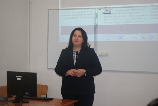 Turkish and Ukrainian scientists in PWSTE in Jaroslaw ! ! !
