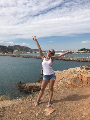 Alina Shkurko i Liliya Kutyayeva na Universidad_Politecnica de Cartagena w ramach Erasmusa+ 2017/2018 semestr zimowy