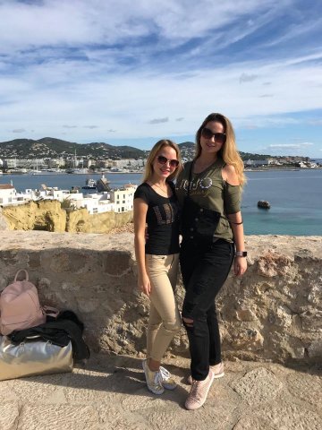 Alina Shkurko i Liliya Kutyayeva na Universidad_Politecnica de Cartagena w ramach Erasmusa+ 2017/2018 semestr zimowy