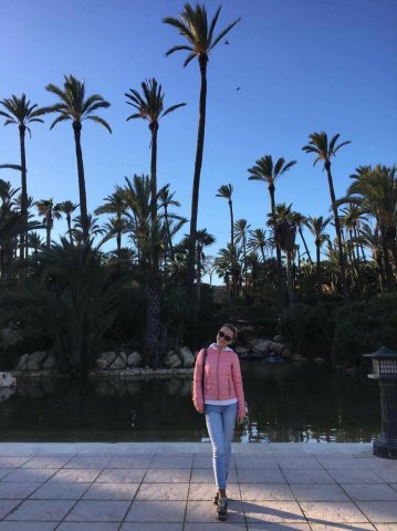 Alina Shkurko na Universidad Politécnica de Cartagena z Erasmus+