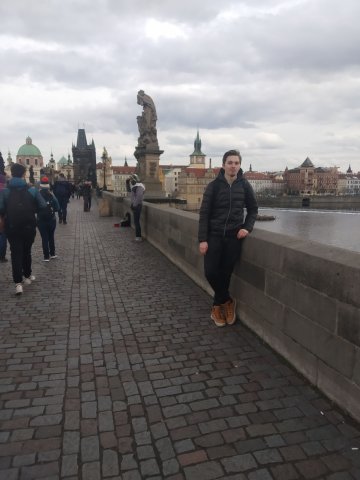 Andrii Flons - student studiów magisterskich z zarządzania PWSTE w Jarosławiu spędził semestr letni 2019/2020 na czeskim Metropolitan University Prague ! ! !