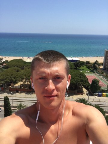 Artem Voitsekh na praktyce w Hiszpanii - Malgrat de Mar w ramach PROGRAMU ERASMUS+ 01.07.-01.09.2016 r.