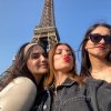 Erasmus+ students at PWSTE: Gizem Gözde Süzgün, Songül Orhan and Rojin Denli while traveling abroad