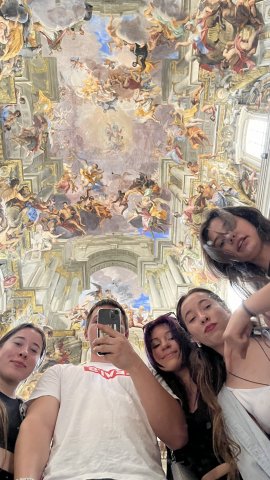 Studenci PANS przebywający w Czechach z Erasmusem+ na wycieczce do Włoch