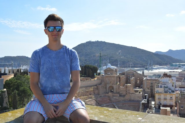 Karolina Białek, Aleksander Szpak i Paweł Buczkowski spędzili semestr letni 2018/2019 na Universidad Politécnica de Cartagena w ramach programu Erasmus+
