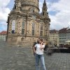 Khomiak Solomiia and Viktoriia Dovhan in Dresden