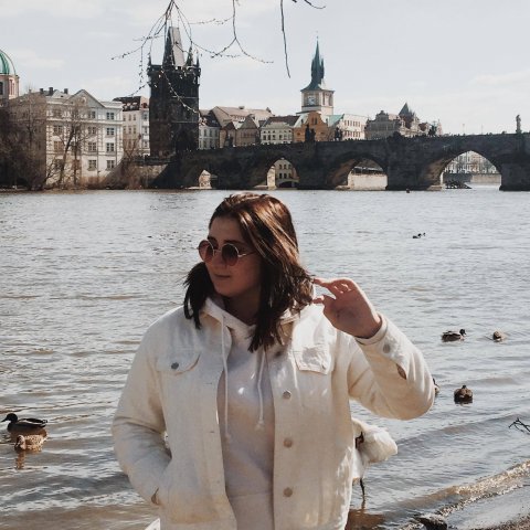 Maryna Tieriekhova na studiach na Metropolitan University Prague!