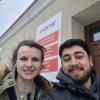 Smiles before the journey 