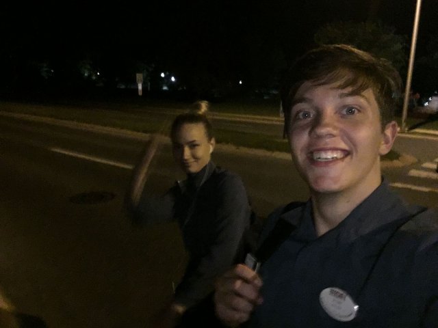 Student III roku turystyki i rekreacji PWSTE w Jarosławiu, Ivan Marchuk w USA korzysta z programu Work and Travel - 2016 rok