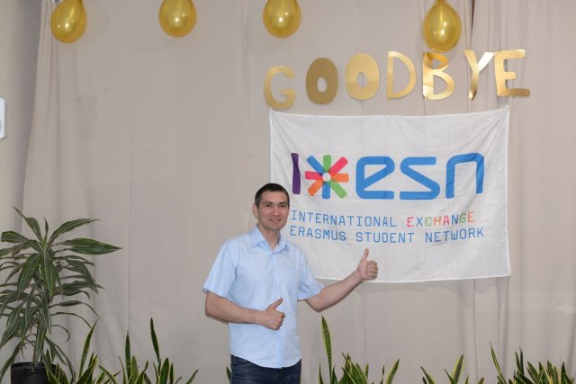 Vitalii Tokarenko podczas wymiany w ramach Erasmusa+ na University of Presov na Słowacji w okresie 01.02-30.06.2016 r.