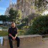 Erasmus+ student at PWSTE in Jarosław YAĞIZ DİREN KARATAŞ while traveling to Paris and Barcelona