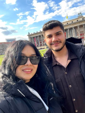 Erasmus+ students - Yunus Emre POLAT and Diyora RAKHIMOVA in Germany